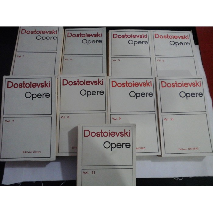 DOSTOIEVSKI - OPERE - 9 volume ( 3,4,5,6,7,8,9,10,11) DOSTOIEVSKI - OPERE - 9 volume ( 3,4,5,6,7,8,9,10,11)